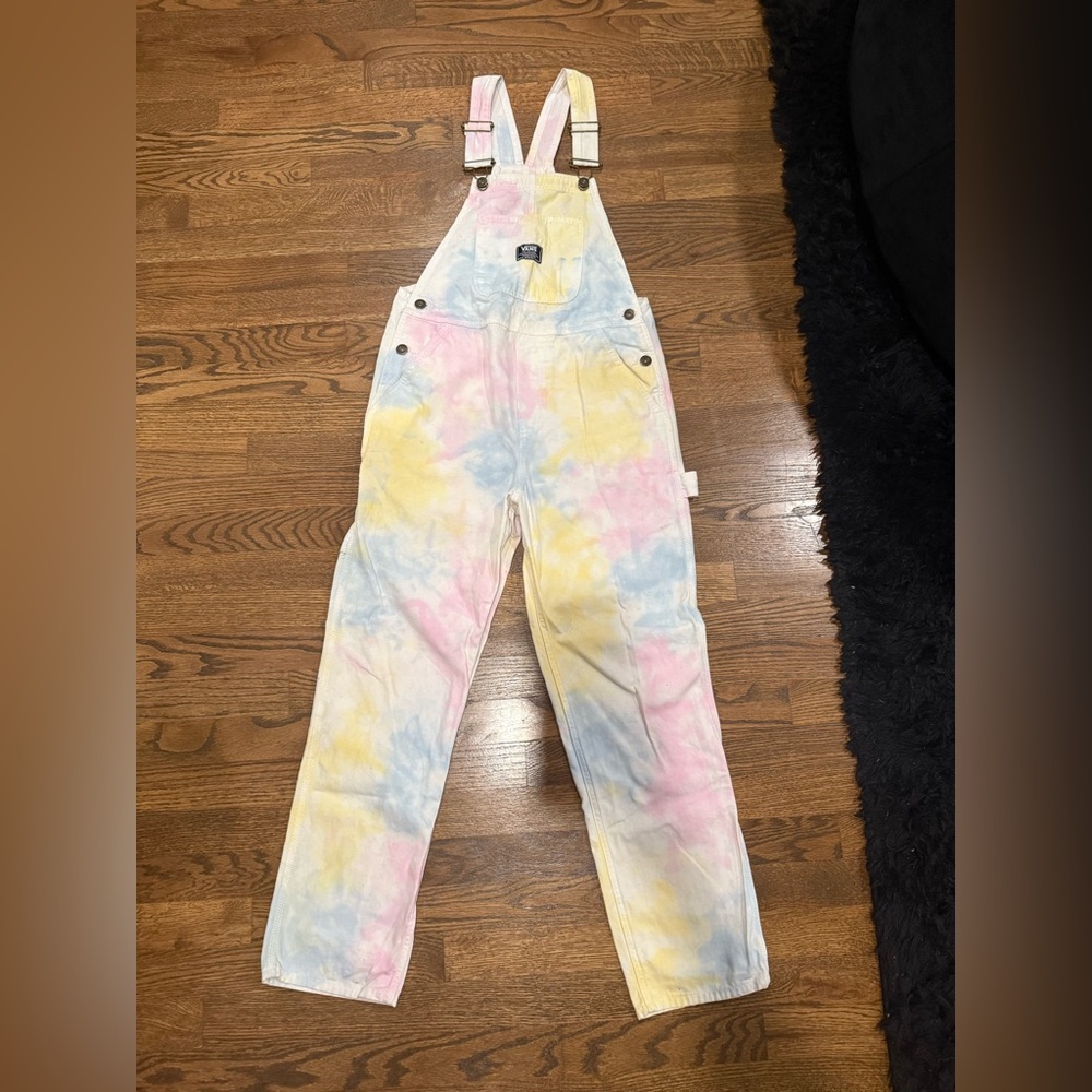 Vans Tie-Dye Overalls with Adjustable Straps